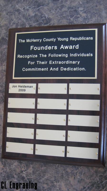 founders plaque